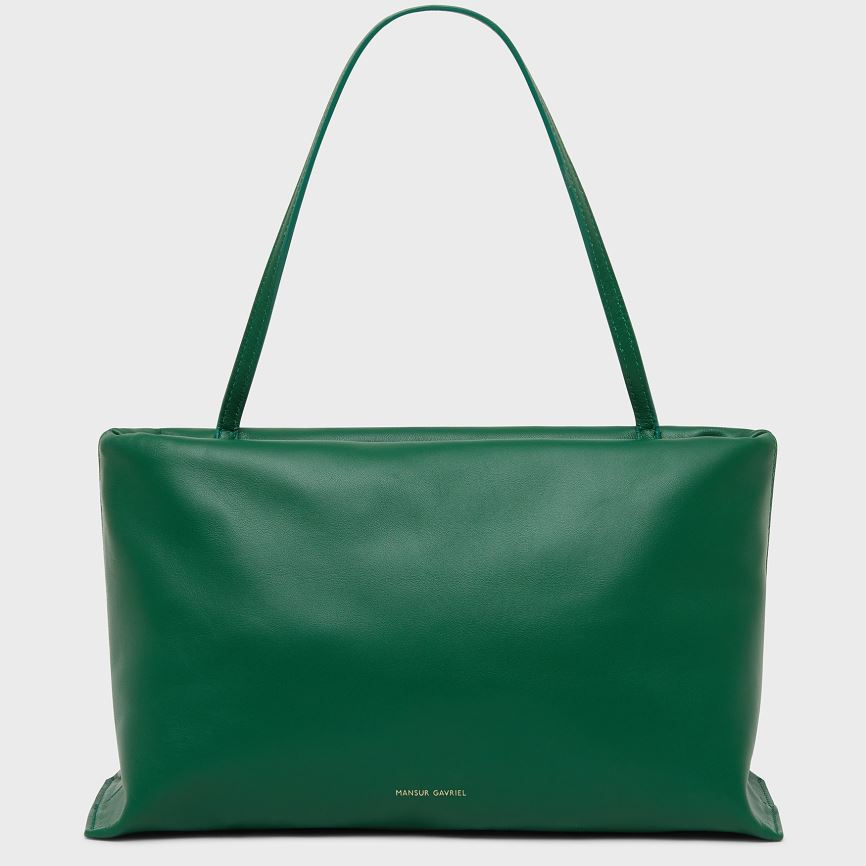 Women\'s Mansur Gavriel Notte Shoulder Bags Green | AU 9418VD